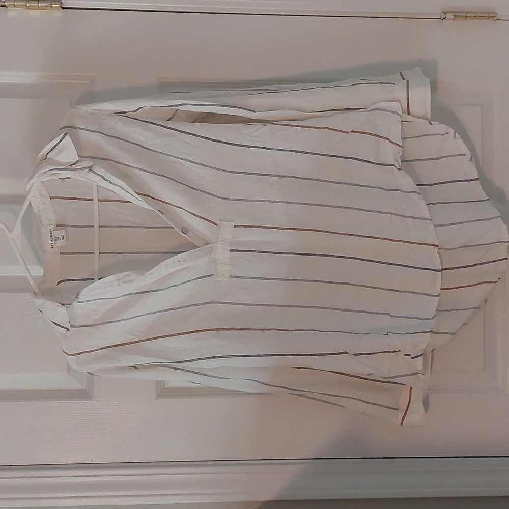 Linen Striped Blouse